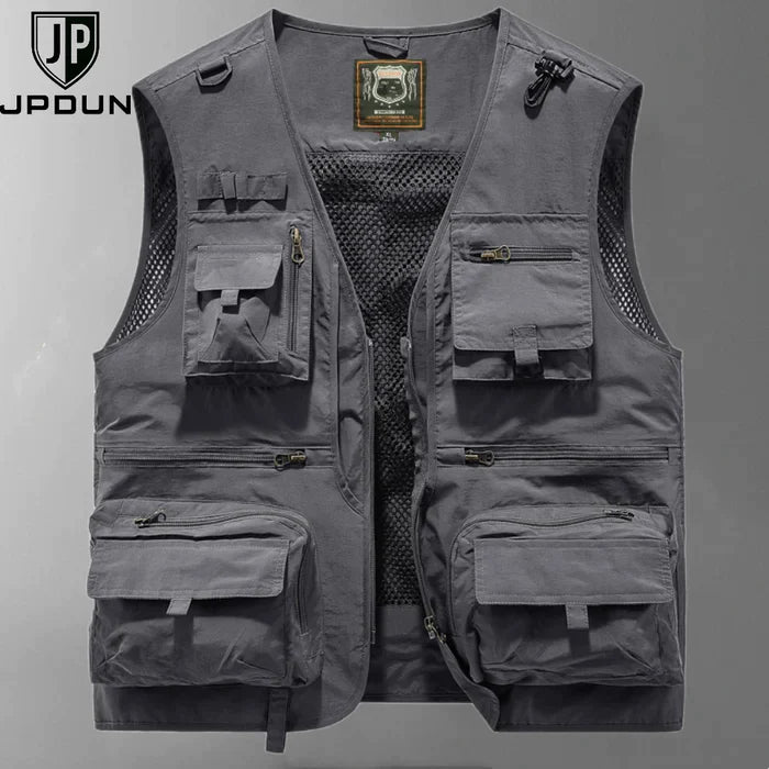 Jason - The new breathable zip cargo vest