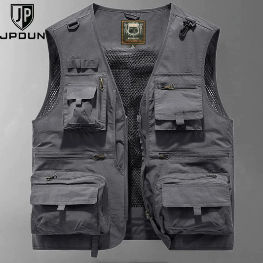 Jason - The new breathable zip cargo vest