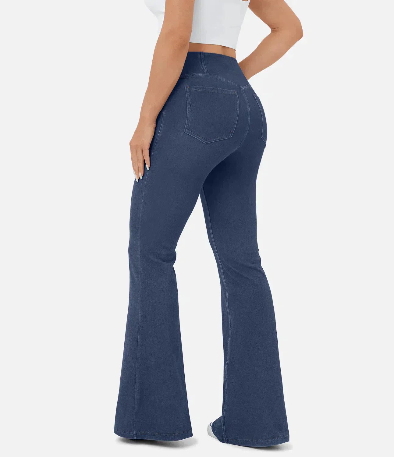 Sophie | RetroFlare crossover trousers with high waist