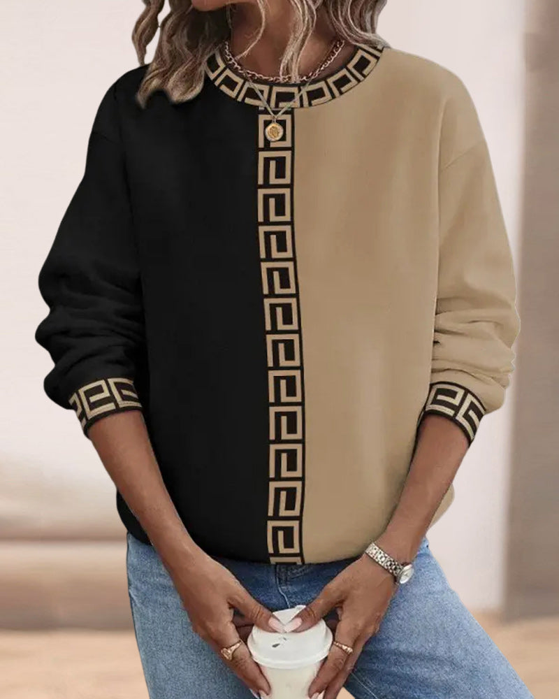 Liliana - Relaxed crew neck top