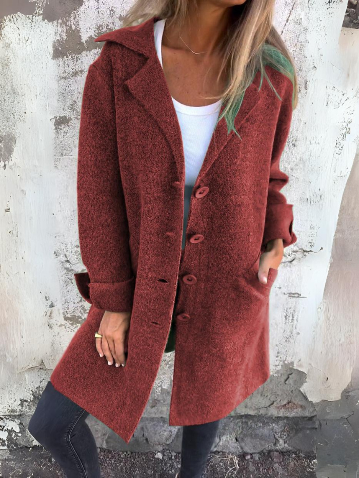 Simone™ - Casual long autumn coat