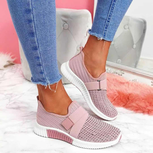 Avery Sneakers - Breathable And Light Crystal Sneakers