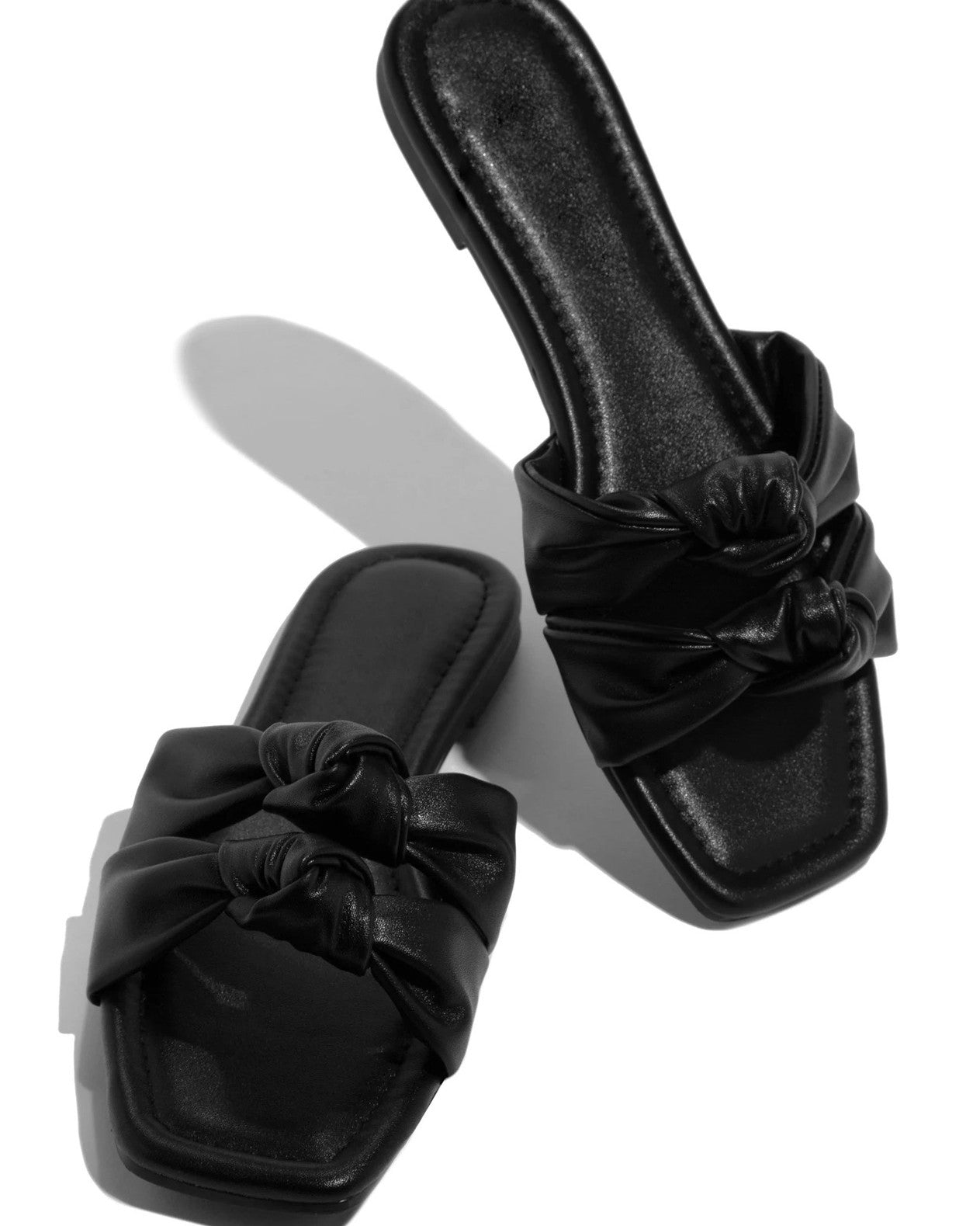 Beach flip flop sandaler med roset