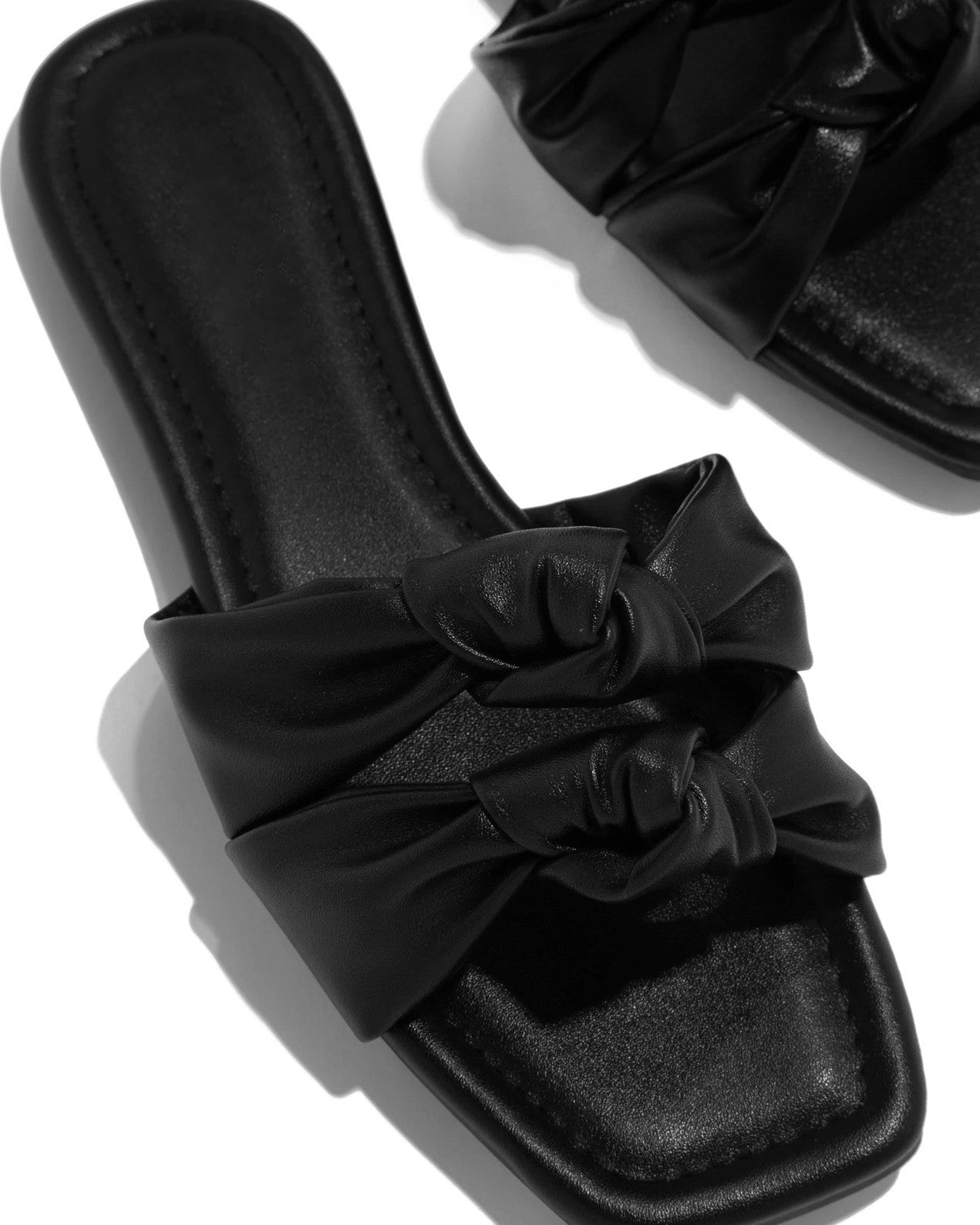 Beach flip flop sandaler med roset