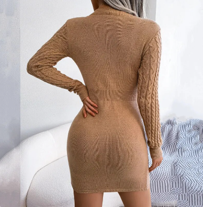 Jolie | Cable knit dress