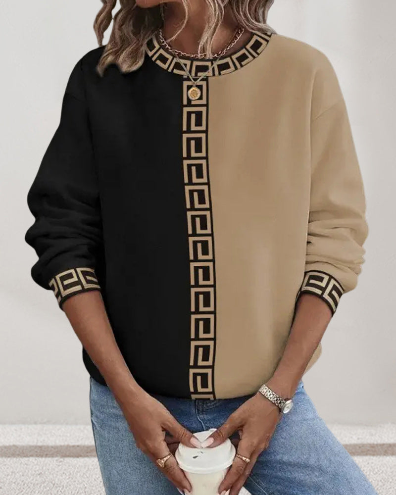 Liliana - Relaxed crew neck top