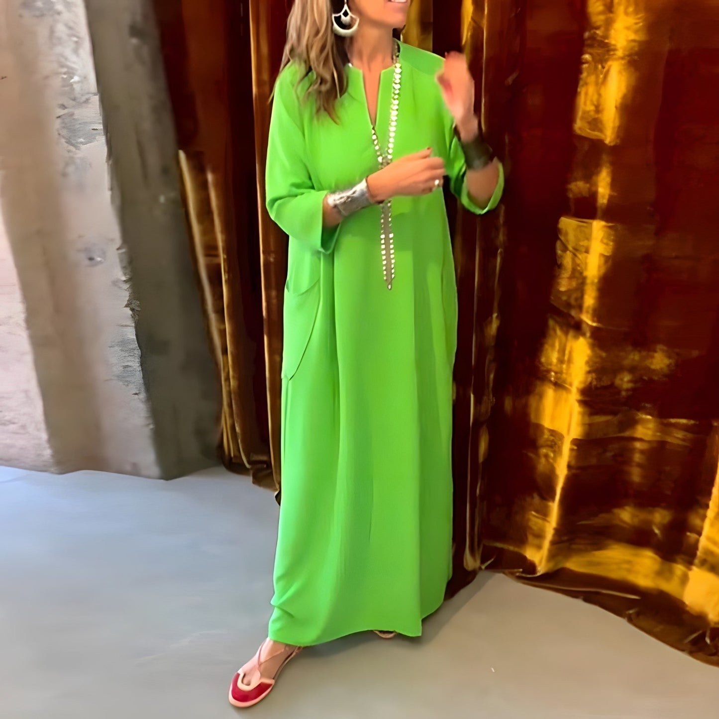 Auriane - Casual long loose dress