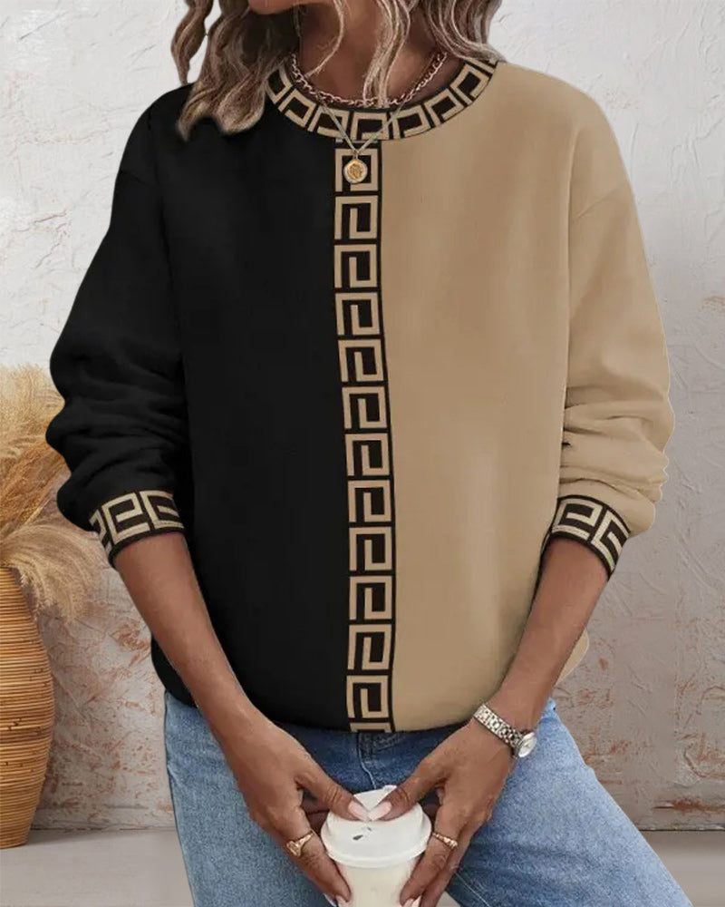 Liliana - Relaxed crew neck top