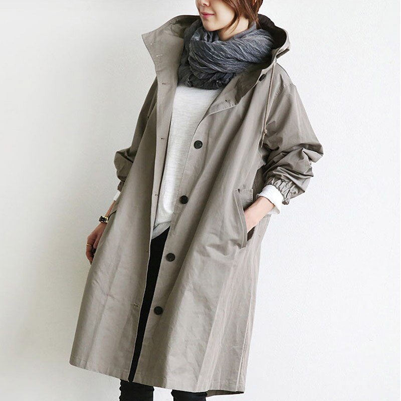 Mandy | Elegant og vandafvisende trenchcoat