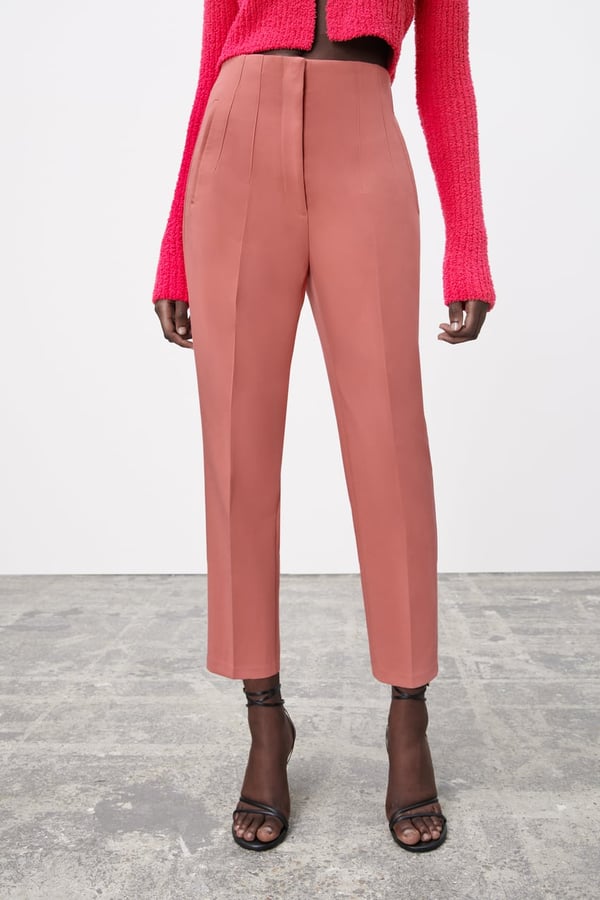 Pleated trousers with a high waistband - for a perfect figure