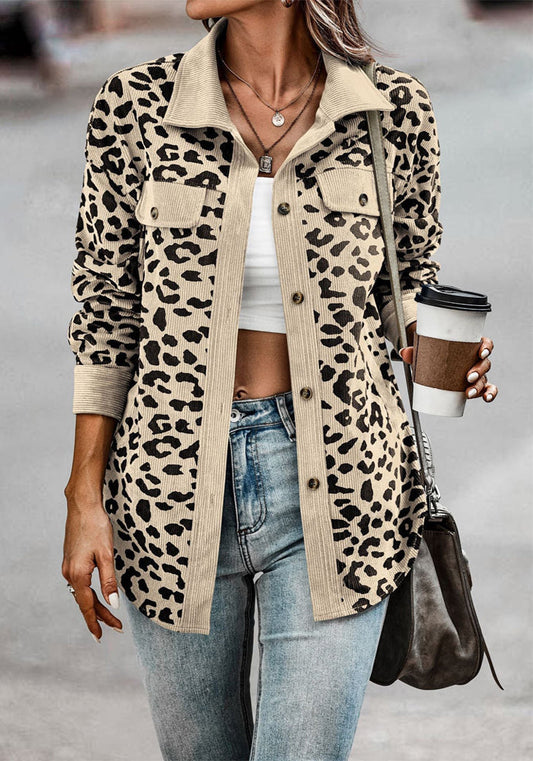 Louise Leopard print jacket