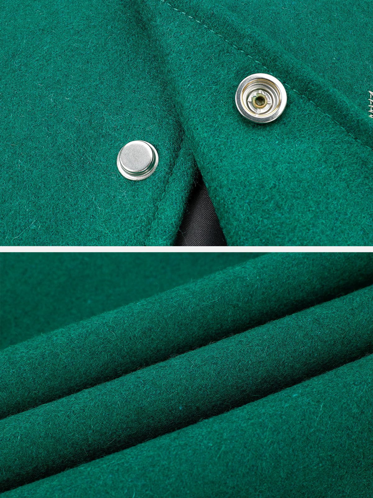 Vintage Bone Varsity Jacket by Eden