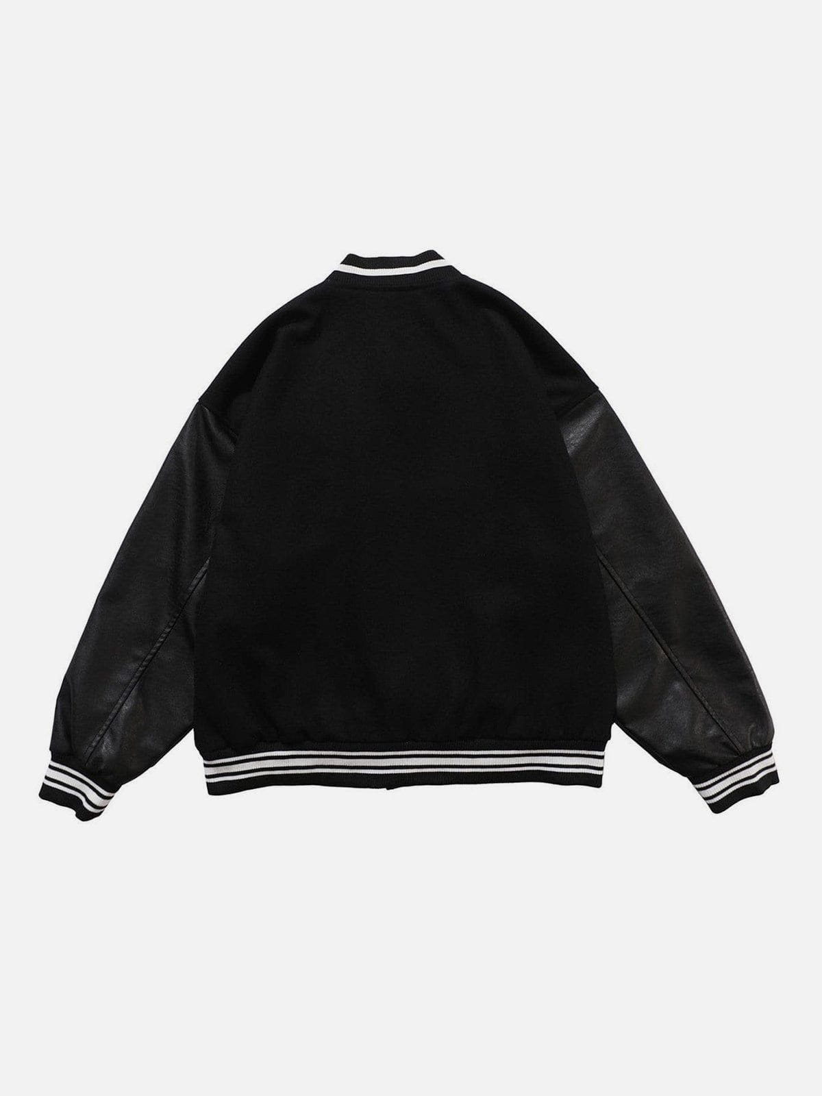 Vintage Bone Varsity Jacket by Eden