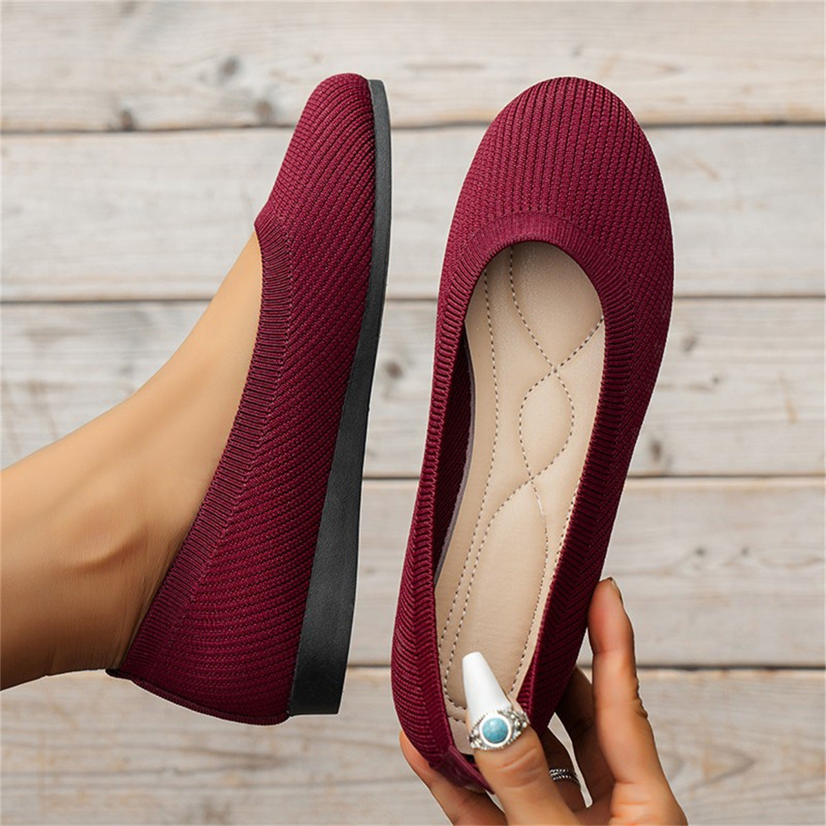 Orthopaedic comfortable ballet shoes for women
