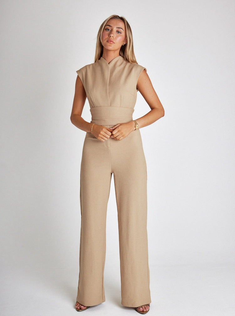 Alleoa- COMPLETE JUMPSUIT WITH WIDE LEGS