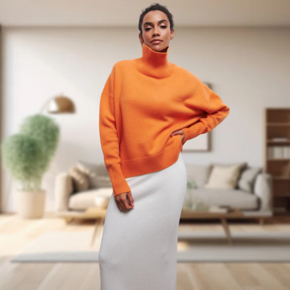 Calista - Classic ladies turtleneck sweater