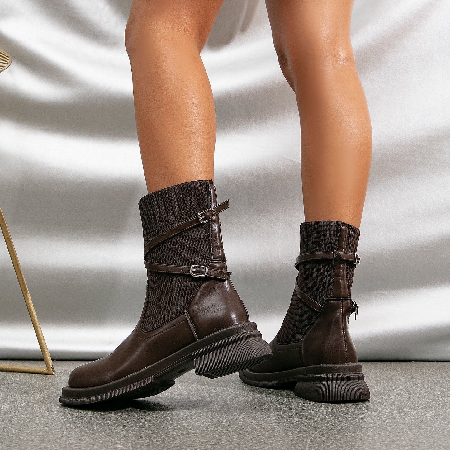 MOUSSE FIT - Ankle Boots With Strap