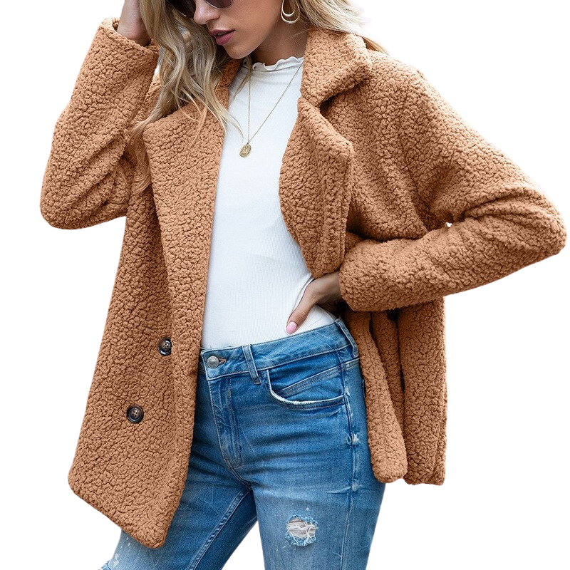 Loose Fleece Sweater by Stacy