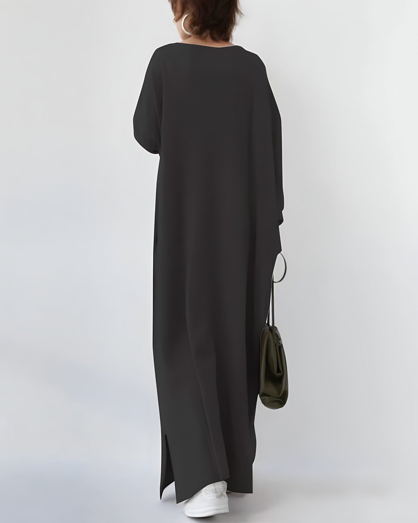 Millicent - Long V-neck dress
