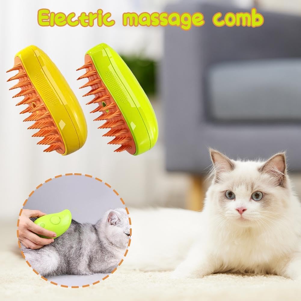 Alleoa Steamy Cat Brush 3 in 1