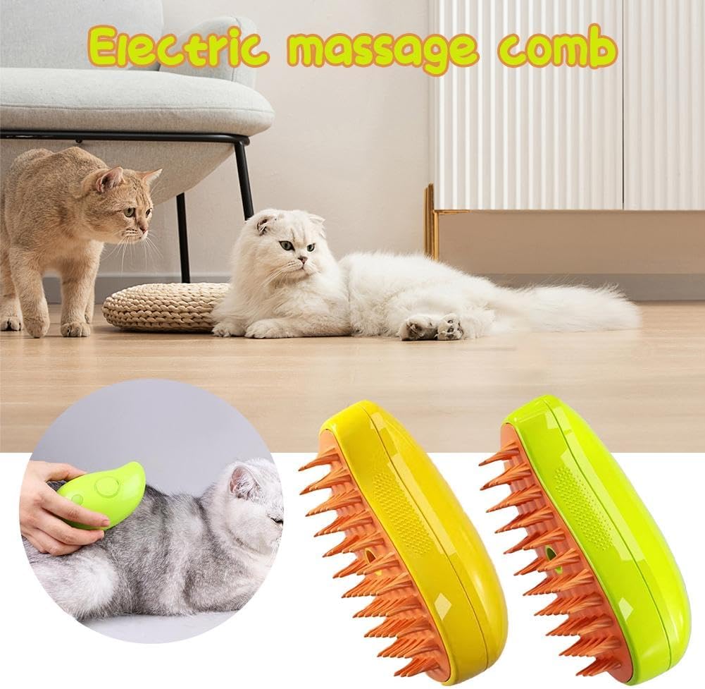 Alleoa Steamy Cat Brush 3 in 1