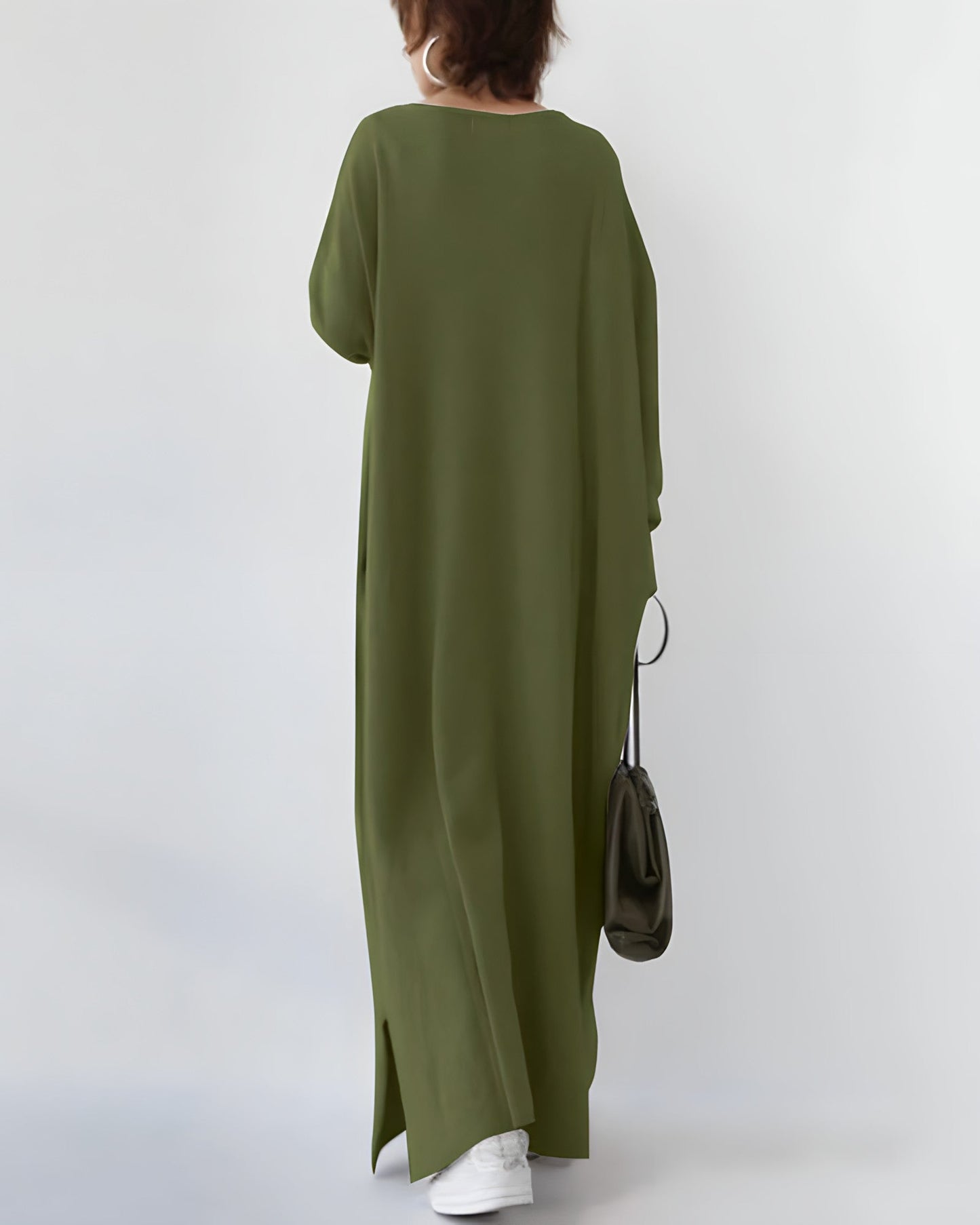 Millicent - Long V-neck dress