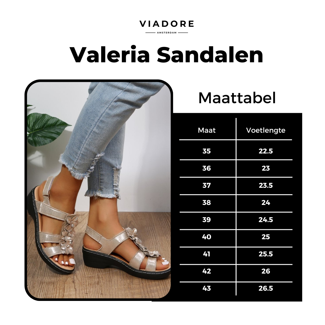 Valeria Sandalen - Orthopedische zomersleehak 