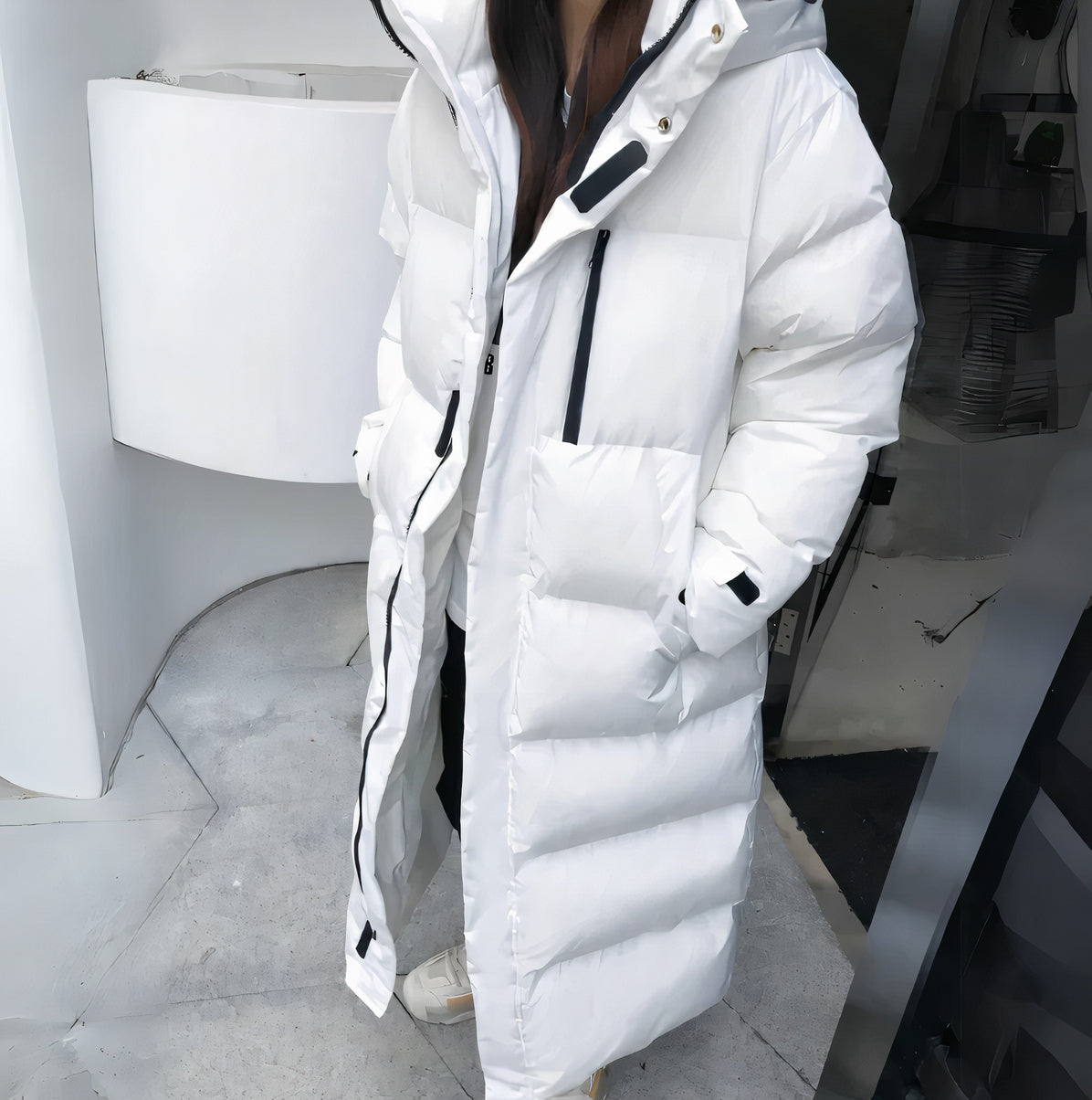 Sabin - Waterproof and windproof long jacket