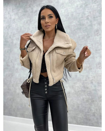 Elegant leather jacket