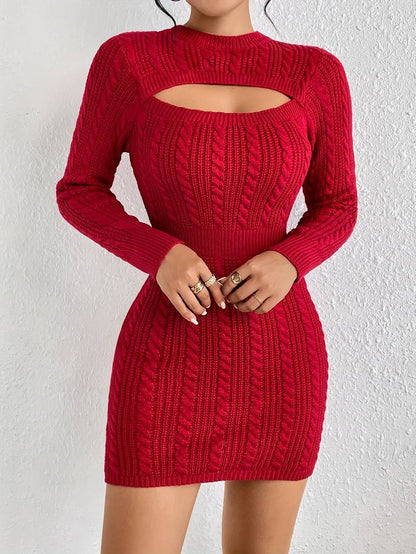 Jolie | Cable knit dress