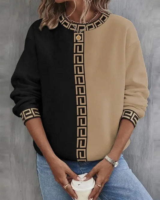 Liliana - Relaxed crew neck top