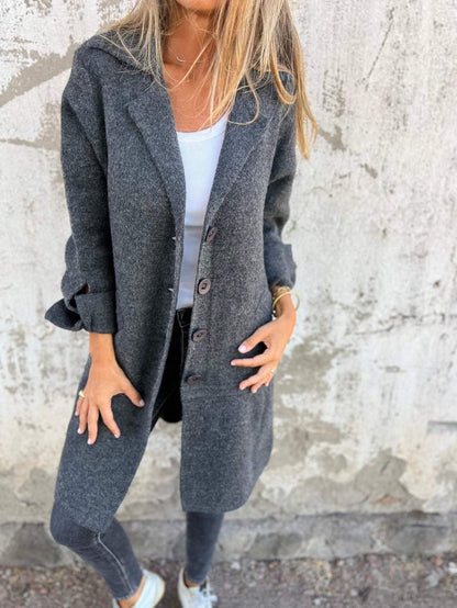 Simone™ - Casual long autumn coat