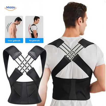 Middo Postura™ Back Support | Corrects posture and relieves back pain