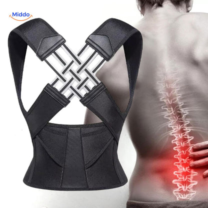 Middo Postura™ Back Support | Corrects posture and relieves back pain