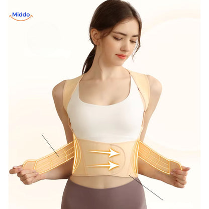 Middo Postura™ Back Support | Corrects posture and relieves back pain