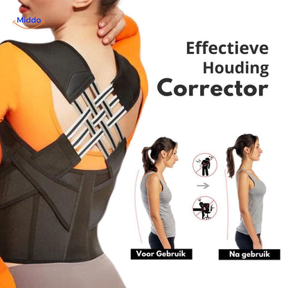 Middo Postura™ Back Support | Corrects posture and relieves back pain