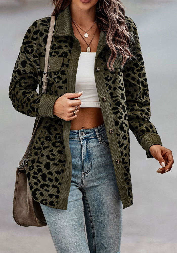 Louise Leopard print jacket