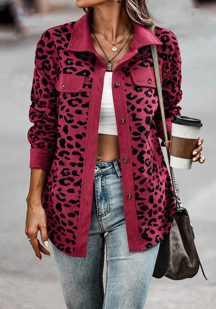 Louise Leopard print jacket