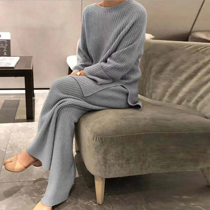 Nomy - Long-sleeved knitted women's set