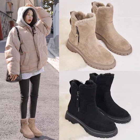 Women's Velvet Thickened Warm Cotton Shoes Winter Edition