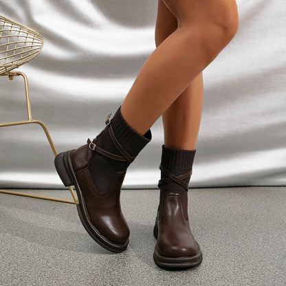MOUSSE FIT - Ankle Boots With Strap